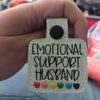 🌈Portachiavi con cuori arcobaleno di supporto emotivo💕