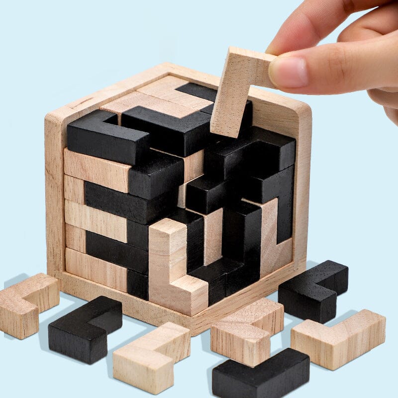 🧩Gioco rompicapo con giocattoli di intelligenza in legno🧩 