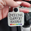 🌈Portachiavi con cuori arcobaleno di supporto emotivo💕