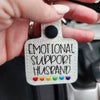 🌈Portachiavi con cuori arcobaleno di supporto emotivo💕