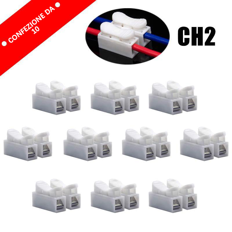 50 PZ CH2 Molla Connettore Rapido Per Cavo Morsetto Per - Foto 3