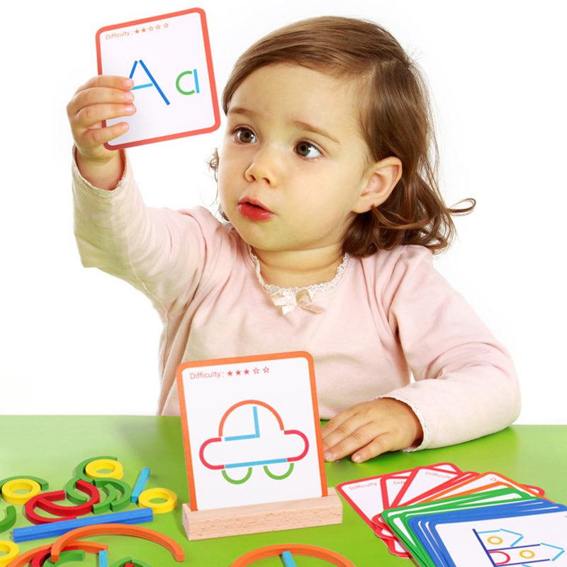 Gioco ad anello per bambini Montessori Puzzle Logic Training
