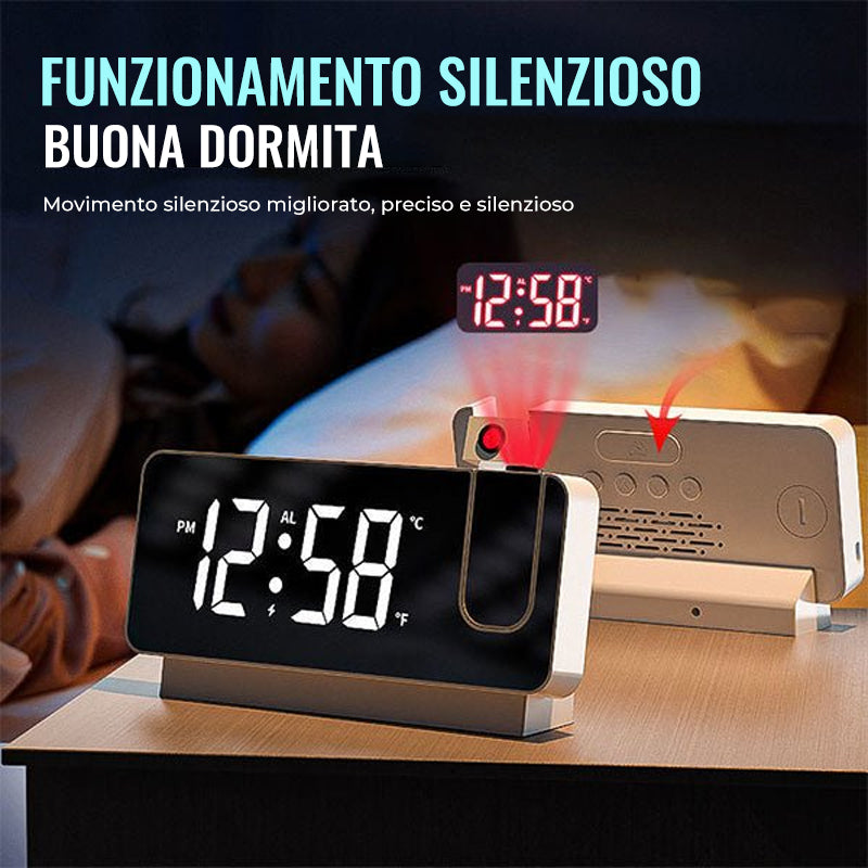 Orologio da proiezione digitale intelligente
