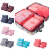 Set organizer per imballaggio bagagli (6 pezzi)