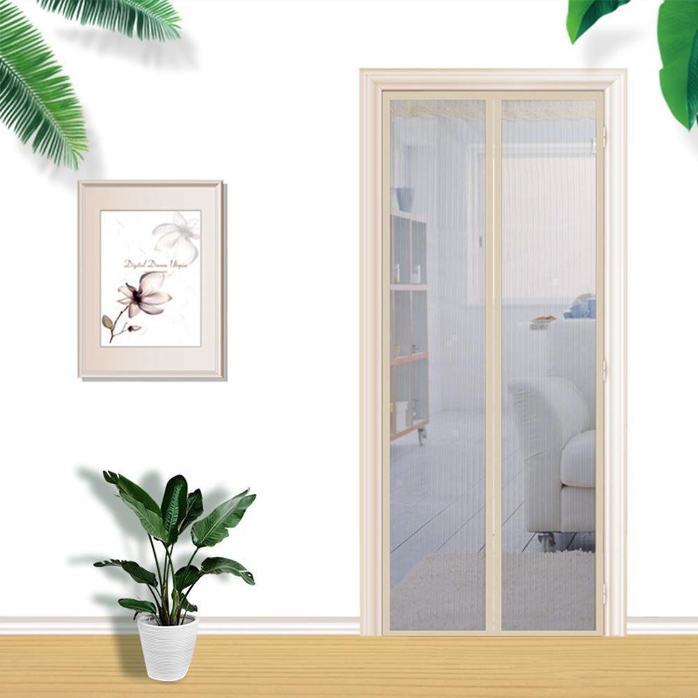 Tenda per porta in rete magnetica anti zanzare e insetti