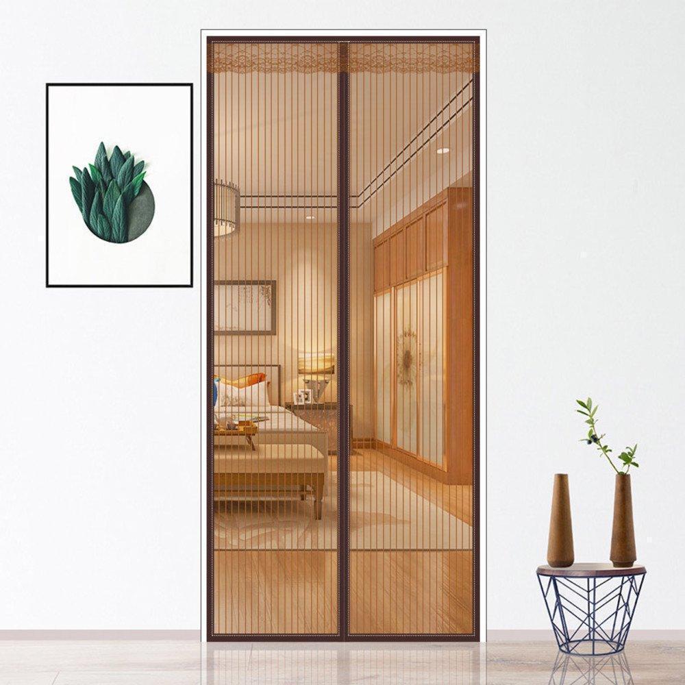 Tenda per porta in rete magnetica anti zanzare e insetti
