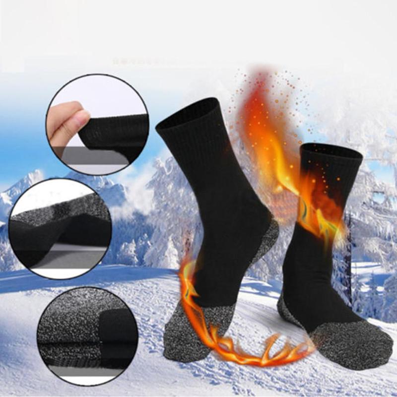 35° calze termiche, massimo comfort, 3 paia in nero