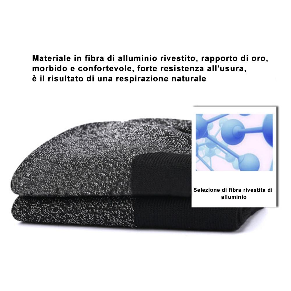 35° calze termiche, massimo comfort, 3 paia in nero