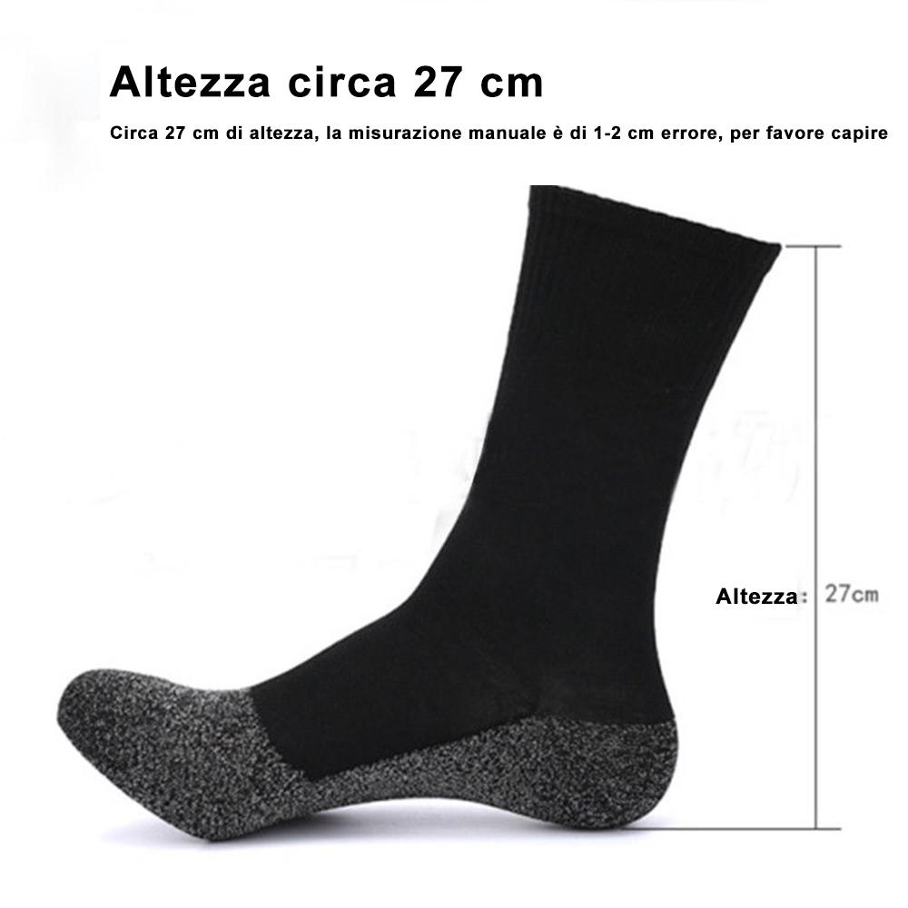 35° calze termiche, massimo comfort, 3 paia in nero