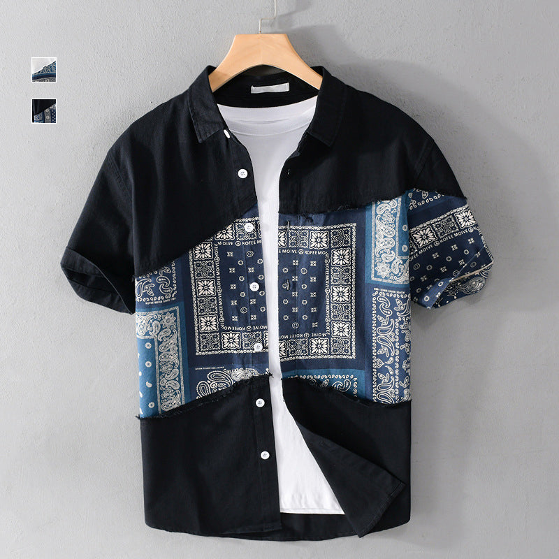 Camicia In Cotone Batik