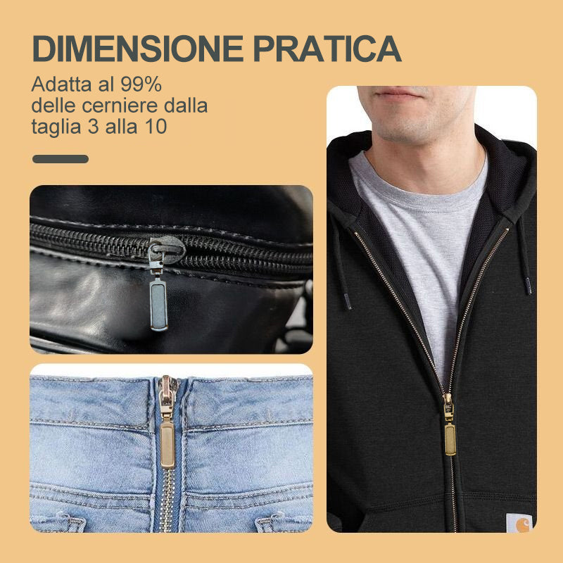 Cerniera Alla Moda Staccabile Senza Attrezzi (5 Pezzi)