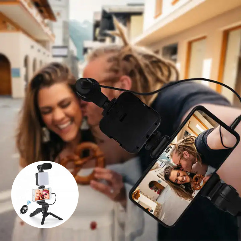 Faretto con kit microfono