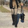 Collant caldi traslucidi finti con gambe impeccabili