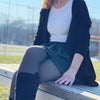 Collant caldi traslucidi finti con gambe impeccabili