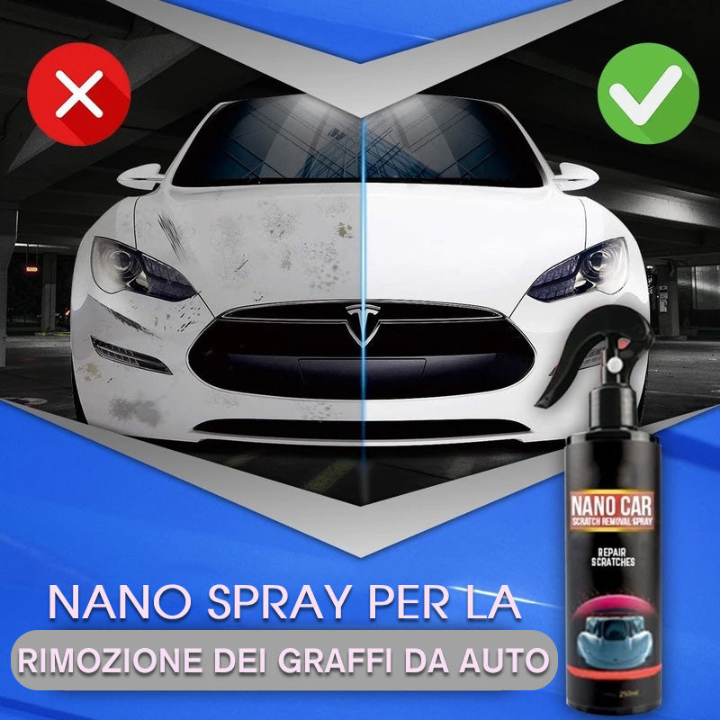 🚗Spray per la rimozione dei graffi per auto Nano