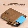 Portafoglio con blocco RFID da uomo