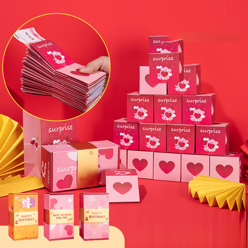 Confezione regalo con scatola a sorpresa