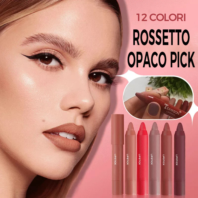 Rossetto opaco a 12 colori