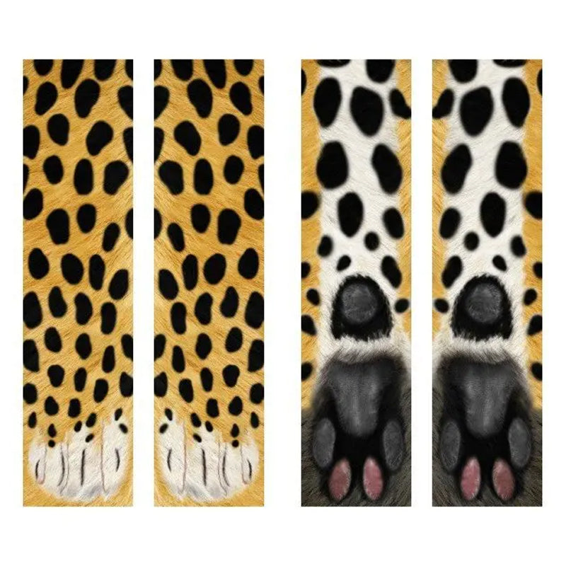 Calzini con zampe di animali con stampa 3D