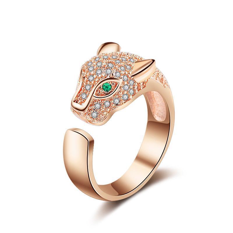 Anello di testa di leopardo