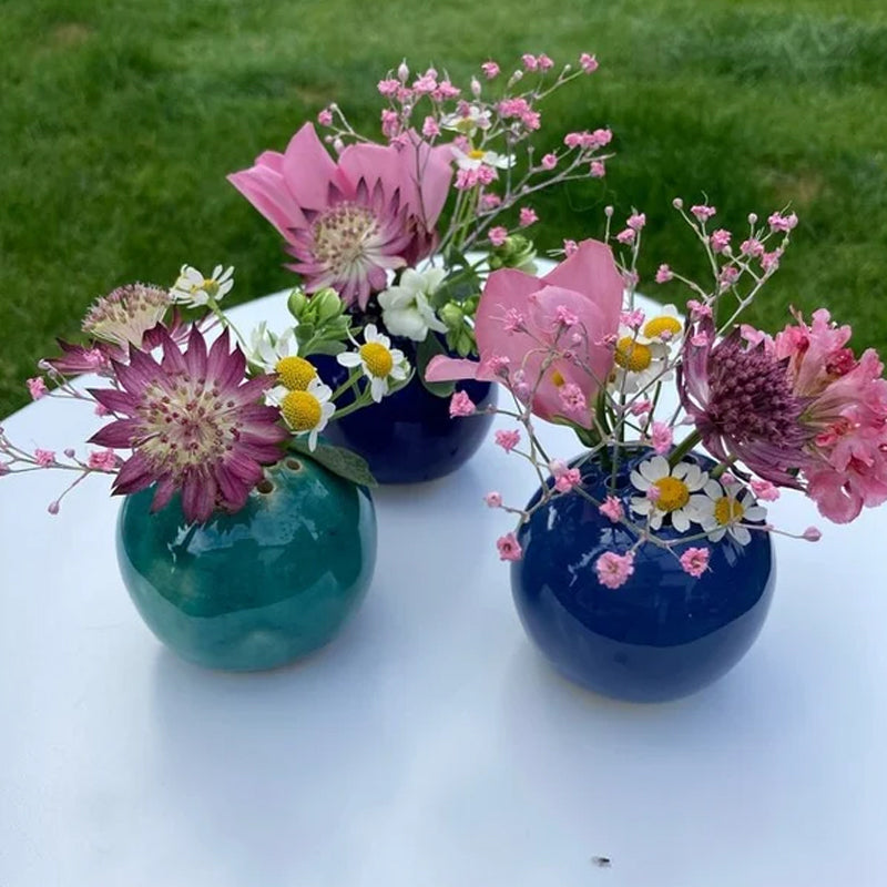 🎍Vaso fatto a mano in resina Fiore Pietra Decorazioni per la tavola