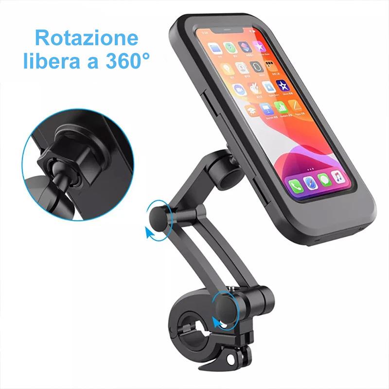 Custodia impermeabile per cellulare per bici