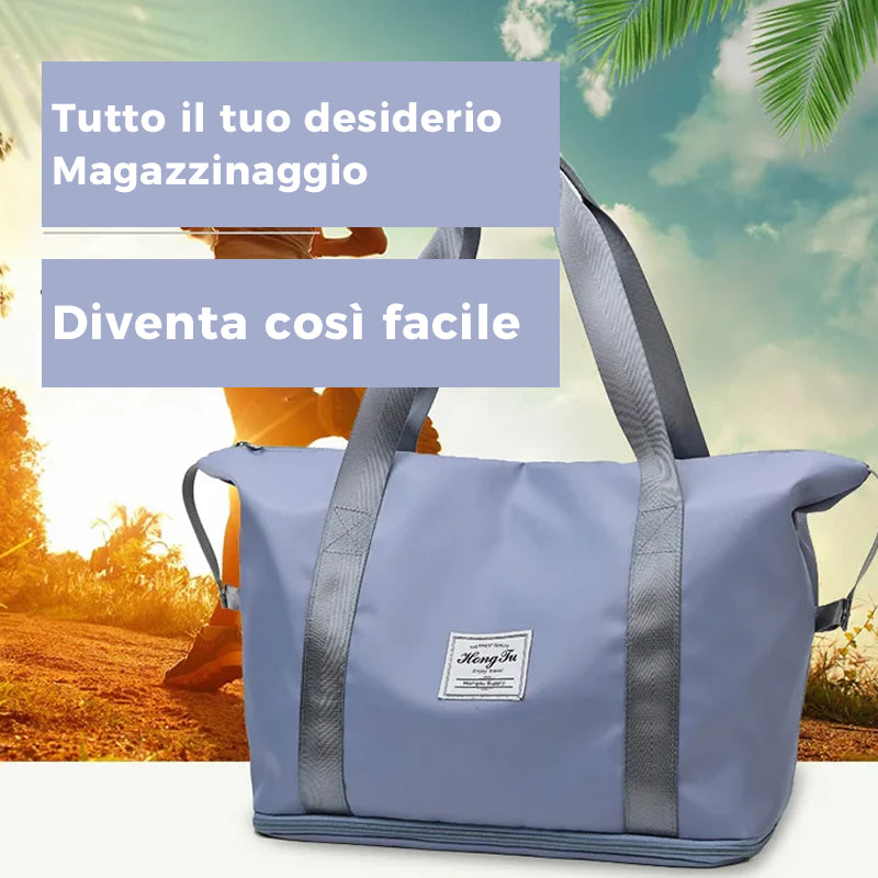 Borsa da viaggio per separazione bagnata a doppio strato ad alta capacità