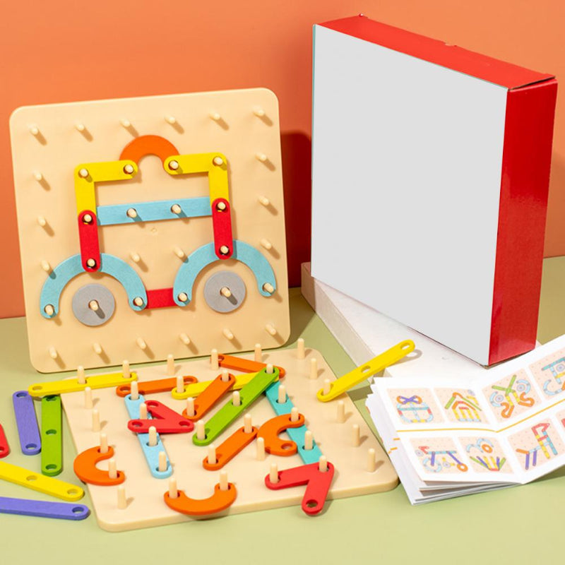 Puzzle Pegboard Montessori