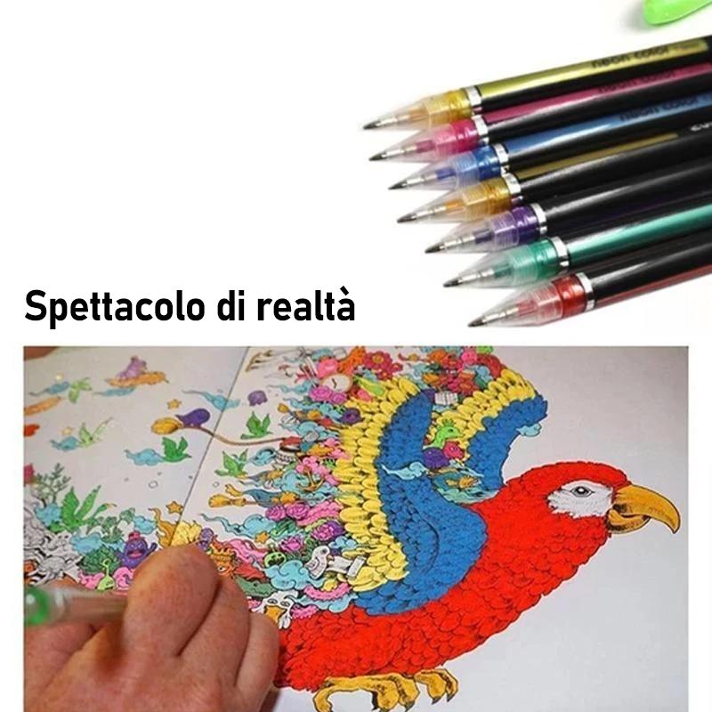 Pennarello colorato accattivante