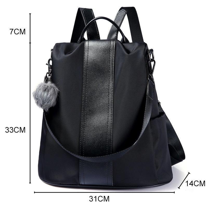 Zaino antifurto in nylon impermeabile