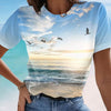 T-shirt Da Donna Stampata In 3D Casual