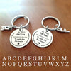 SANK®Bellissimo portachiavi con confezione regalo "Per mio figlio e mia figlia"