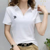 Camicia A Maniche Corte Con Scollo A V