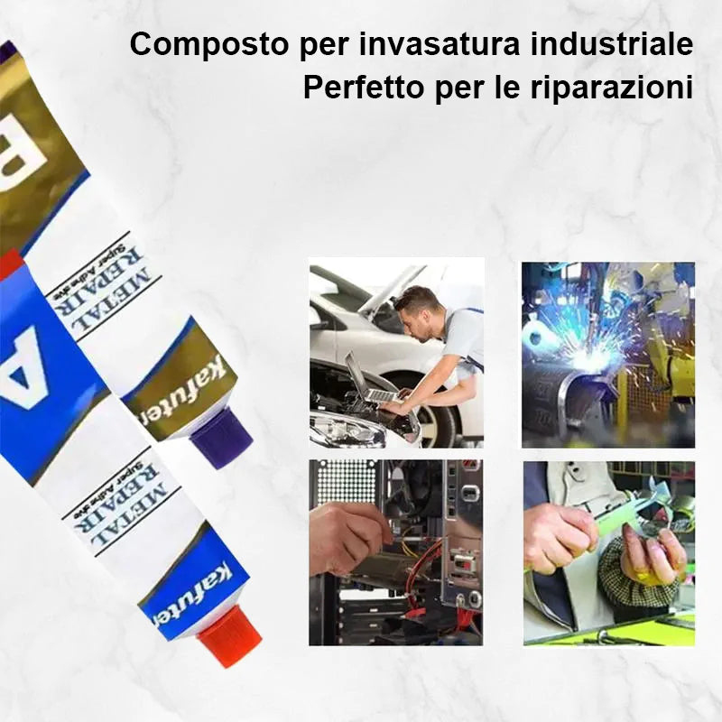 (🔥Saldi🔥) Pasta riparatrice per la saldatura a freddo dei metalli