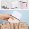 Set di flaconi da viaggio portatili con dispenser per shampoo