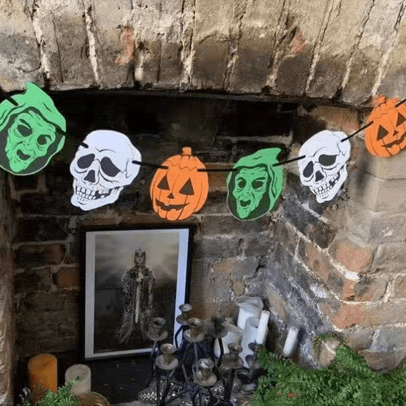 Decorazione horror della ghirlanda dei vampiri di Halloween di Santa Carla