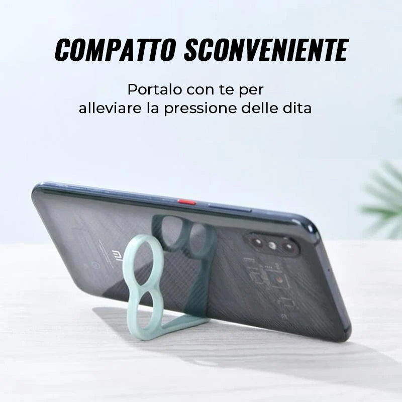 Supporto Anello Estraibile Per Cellulare - Universale, Impugnatura Da Dito, Adesivo