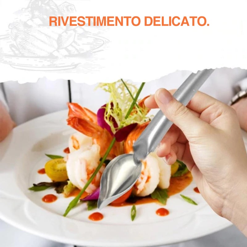 Set di cucchiai da cucina per disegni culinari