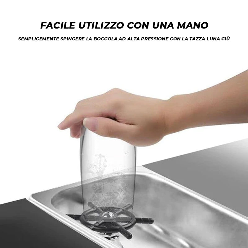 Rondella del vetro del rubinetto Lavaggio rapido della tazza