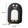 🐧Pinguini carini Portafoglio per carte di credito e monete in PU