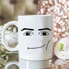 Tazza in ceramica con stampa di emoji