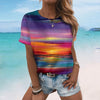 T-shirt Da Donna Stampata In 3D Casual