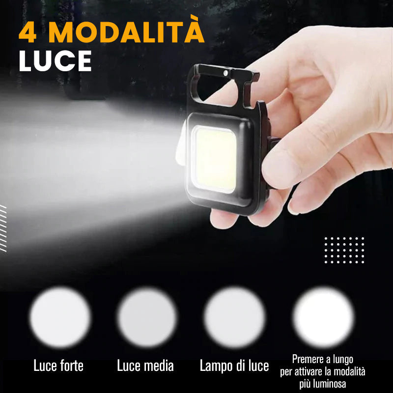 ✨Luce di emergenza portachiavi multifunzionale