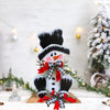 Decorazione natalizia con pupazzo di neve