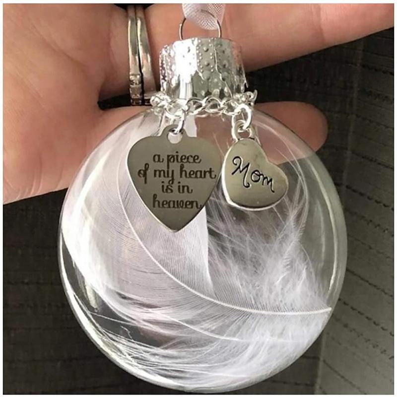 Ornamenti Di Palle Di Piume Di Natale