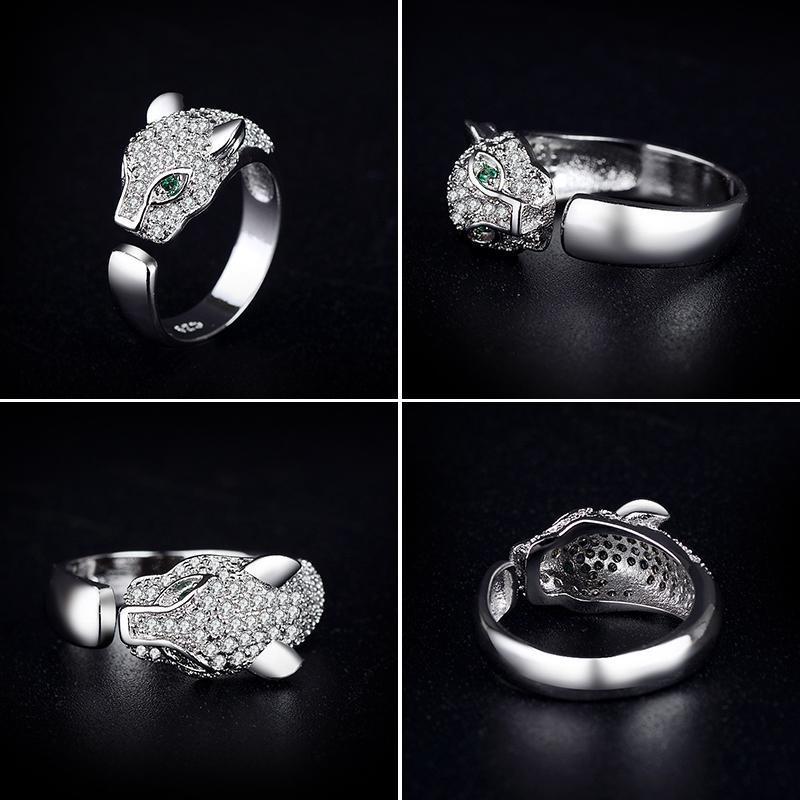 Anello di testa di leopardo