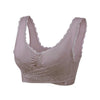 Reggiseno di sollevamento in pizzo con fibbia anteriore senza fili