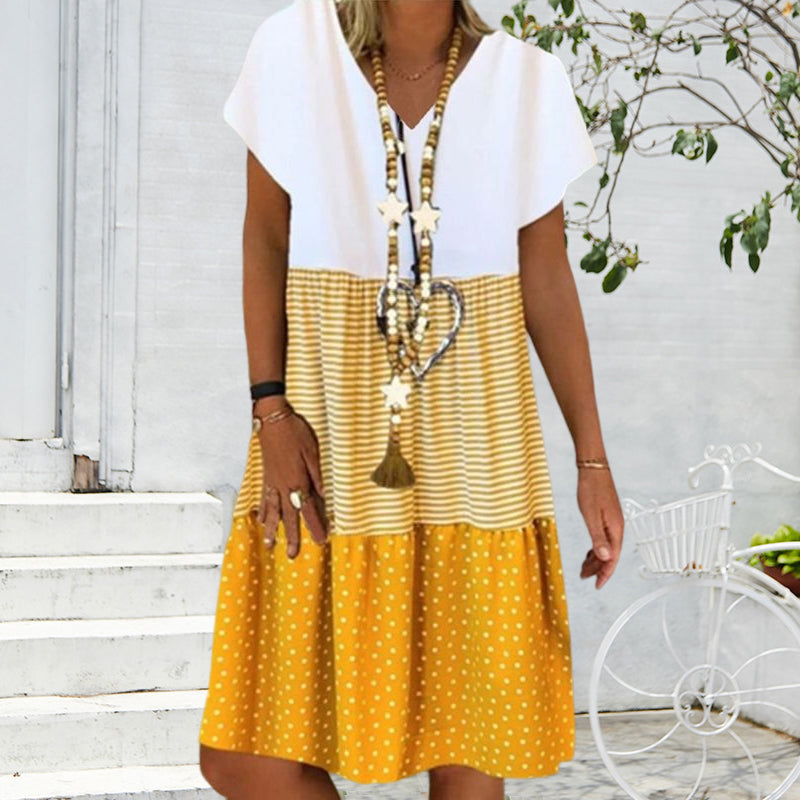 Abito con stampa digitale alla moda