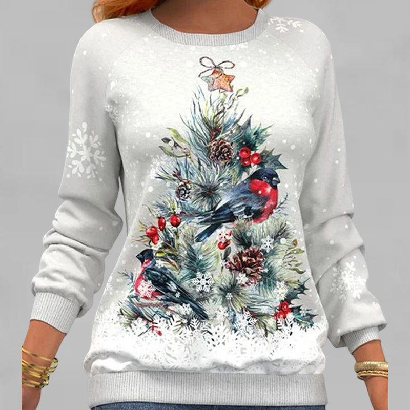 Maglione con motivo albero di Natale