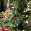 Decorazione per albero di Natale in vetro fuso